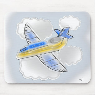Dimensional Jet Airplane Muismat