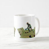 Dimensional Lawn Bowlers Design Koffiemok (Voorkant rechts)