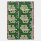 Dimensional Lawn Bowls Design Deken (Voorkant Verticaal)