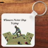 Dimensional Lawn Bowls Winners, Key Ring Sleutelhanger (Achterkant)