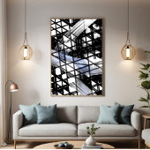 Dimensional Matrix Canvas Afdruk