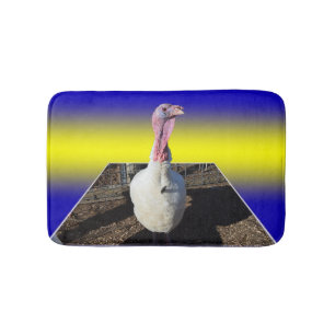 Dimensional Popout Art Lge Memory Bath Mat. Badmat