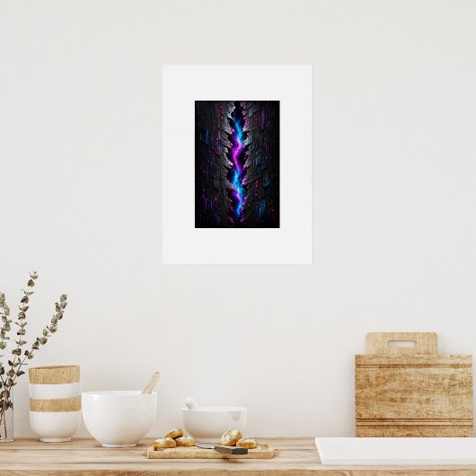 Dimensional Rift 3D Poster (Keuken)