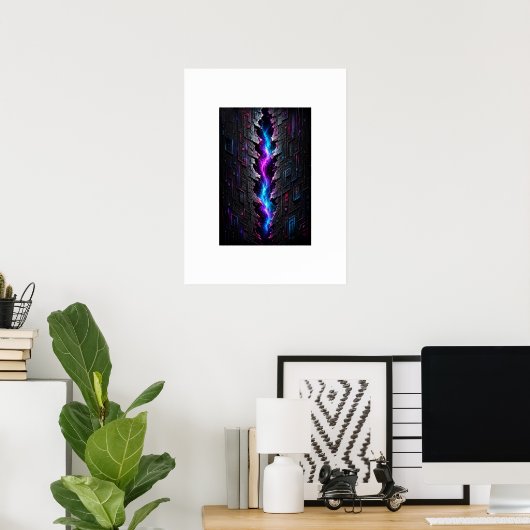 Dimensional Rift 3D Poster (Thuiskantoor)