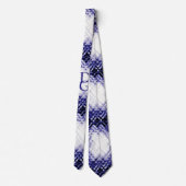 Dimensional Square-Navy-DG Stropdas (Achterkant)