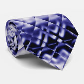 Dimensional Square-Navy-MW Stropdas (Opgerold)