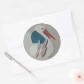 Dimensional Stork Sticker (Envelop)