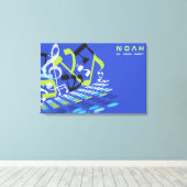 DIMENSIONALE Bat Bar Mitzvah Inloggen Board Canvas Afdruk (Insitu (Houten vloer))