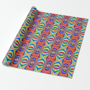 Dimensionale intersectie Digitale kunst Cadeaupapier