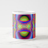 Dimensionale intersectie Digitale kunst Grote Koffiekop (Voorkant)