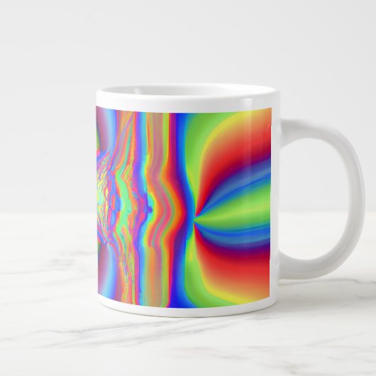 Dimensionale intersectie Digitale kunst Grote Koffiekop (Rechts)