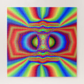 Dimensionale Intersectie Digitale Kunst Legpuzzel (Horizontaal)