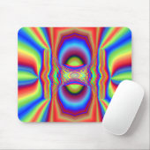 Dimensionale Intersectie Digitale Kunst Muismat (Met muis)