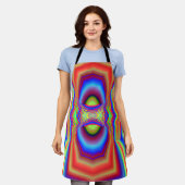 Dimensionale intersectie Digitale kunst Schort (Gedragen)
