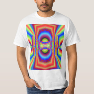 Dimensionale intersectie Digitale kunst T-shirt