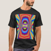 Dimensionale intersectie Digitale kunst T-shirt (Voorkant)