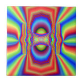 Dimensionale intersectie Digitale kunst Tegeltje (Voorkant)