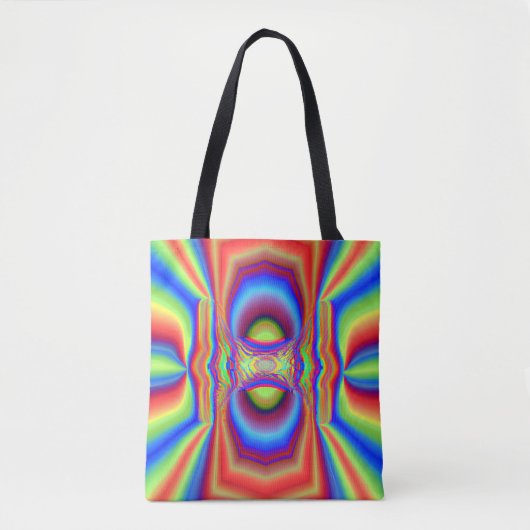 Dimensionale intersectie Digitale kunst Tote Bag (Voorkant)