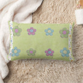 Dimensionele bloemen (limoen) kussen (Deken)