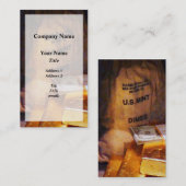 Dimes, Dollars en Gold Visitekaartje (Voorkant / Achterkant)