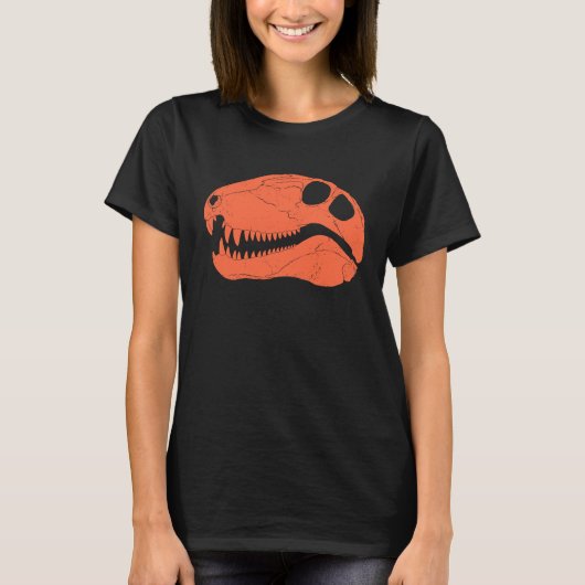 Dimetrodon Skull Fossil Hunter T-shirt (Voorkant)