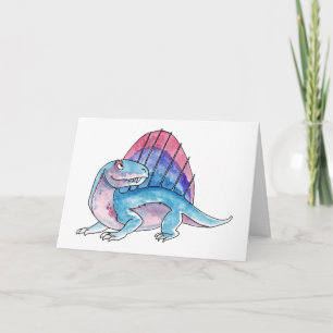 Dimetrodon Wenskaart Kaart