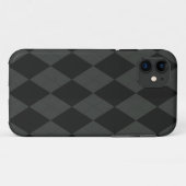 Dimgray en Black Arglye iPhone 5 Hoesje (Achterkant (horizontaal))