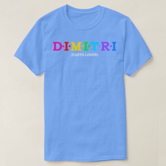 Dimitri Earth Lover T-shirt (Design voorkant)
