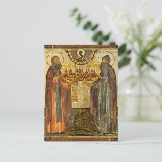 Dimitry en Ignaty Prilutsky door Dionisius Briefkaart (Staand voorkant)