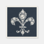 Dimond Fleur de Lis Royal Servet (Voorkant)