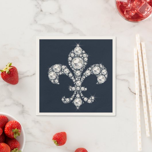 Dimond Fleur de Lis Royal Servet (Insitu)