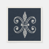 Dimond Fleur de Lis Royal Servet (Voorkant)