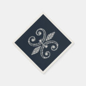 Dimond Fleur de Lis Royal Servet (Hoek)