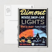 Dimout Briefkaart (Voorkant / Achterkant)