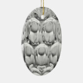 Dimpled pint bierglas keramisch ornament (Rechts)