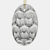 Dimpled pint bierglas keramisch ornament (Links)