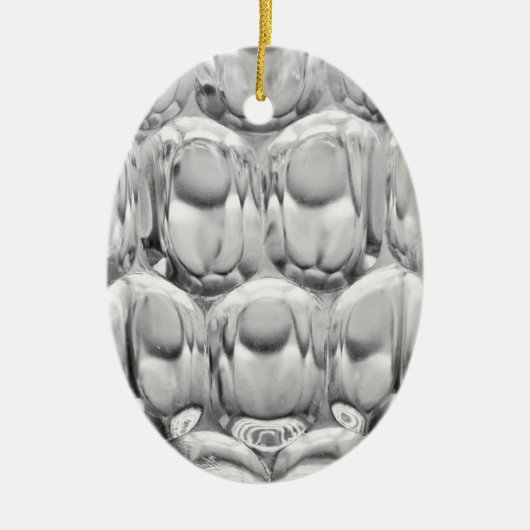 Dimpled pint bierglas keramisch ornament (Voorkant)