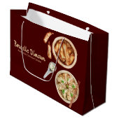 Dimsum Watercolor zakelijk Groot Cadeauzakje (Voorkant Gekanteld)