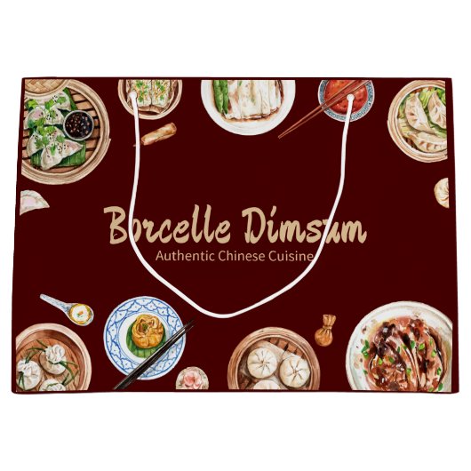 Dimsum Waterverf business Groot Cadeauzakje (Voorkant)