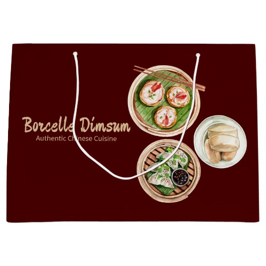 Dimsum Waterverf business Groot Cadeauzakje (Voorkant)