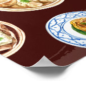 Dimsum Waterverf business Poster (Hoek)