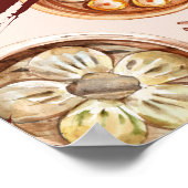 Dimsum Waterverf business Poster (Hoek)