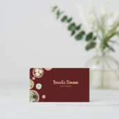 Dimsum-Waterverf Visitekaartje (Staand voorkant)