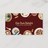 Dimsum-Waterverf Visitekaartje (Voorkant)