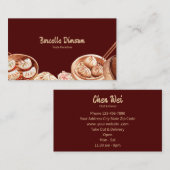 Dimsum-Waterverf Visitekaartje (Voorkant / Achterkant)