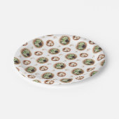 dimsumpatroon van de Waterverf Papieren Bordje (Gekanteld)