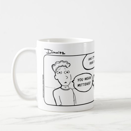 Dimwitz Comics Mok voor natuurkundigen (Links)