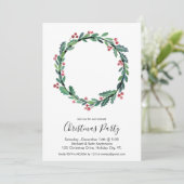 Din Blue Line van de politie met kerstfeest Kaart (Staand voorkant)