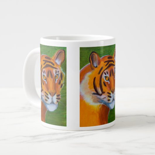 Dina Art Jumbo Tijger Mok (Links)