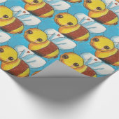 Dina Bumble Bee Wrapping Paper Cadeaupapier (Hoek)